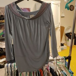 Women's blouse NWT , Knox rose,grey